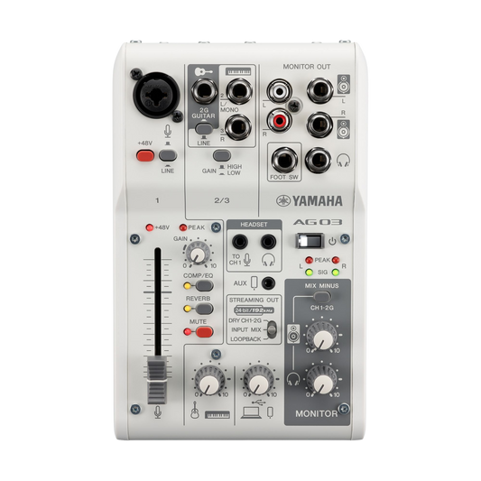 Yamaha - AG03MK2 Mezclador de transmisión en vivo