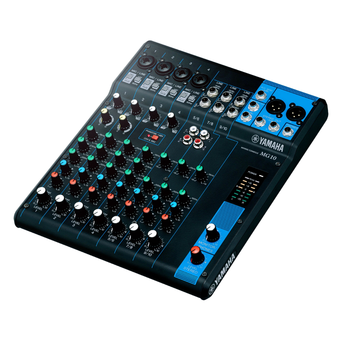 MG10 Consola de mezclas de 10 canales
