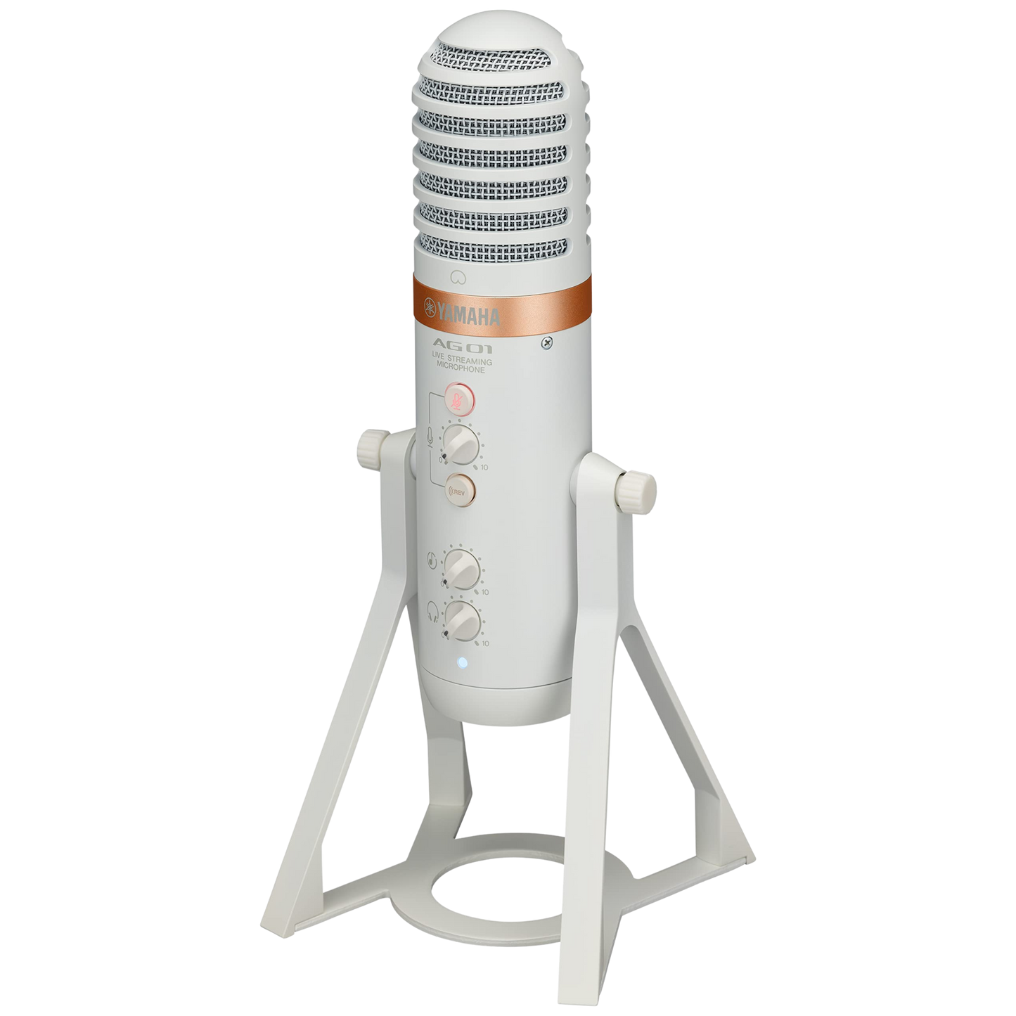 Yamaha - AG01W Micrófono USB para transmisión en vivo