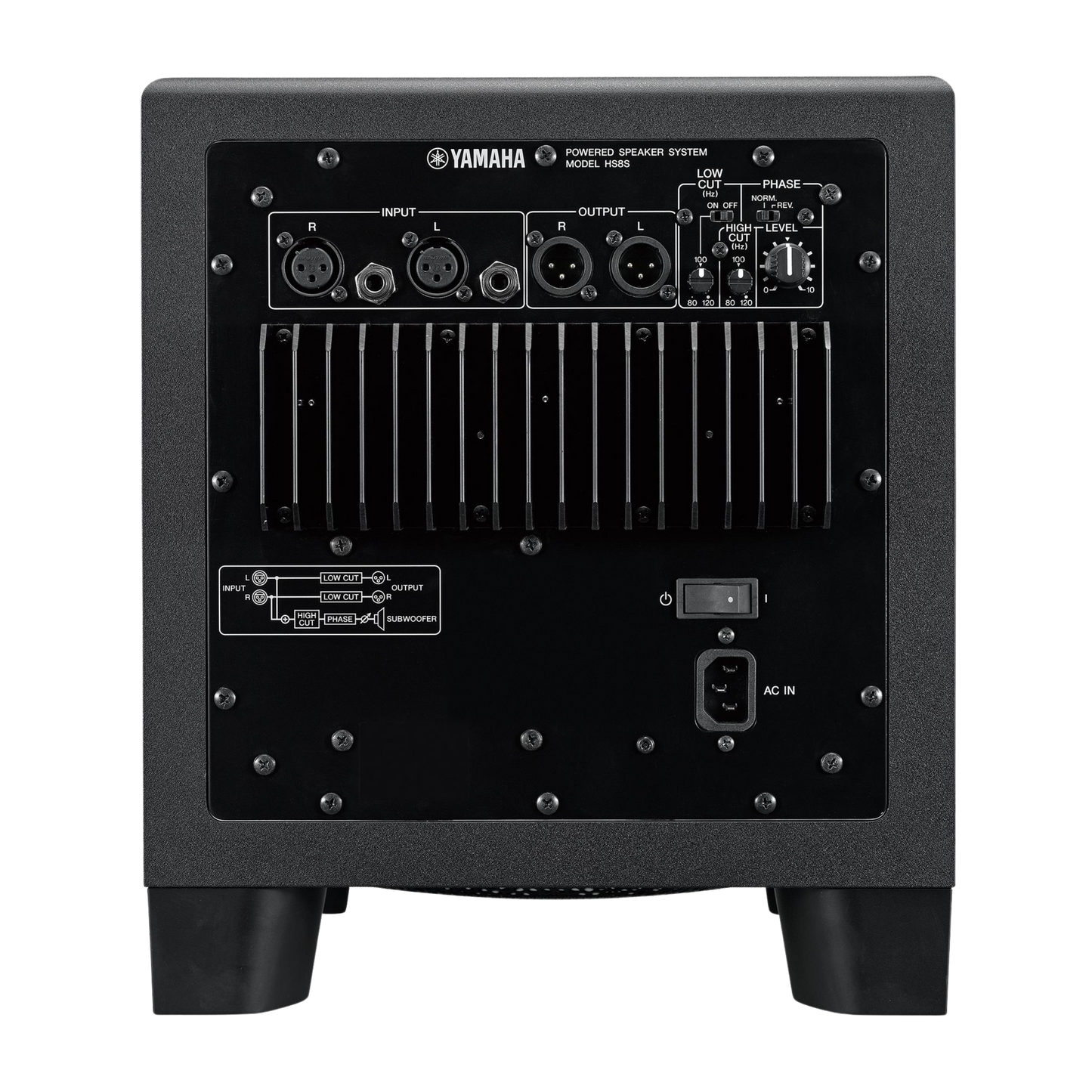 Yamaha - HS8S Subwoofer de Estudio de 8"