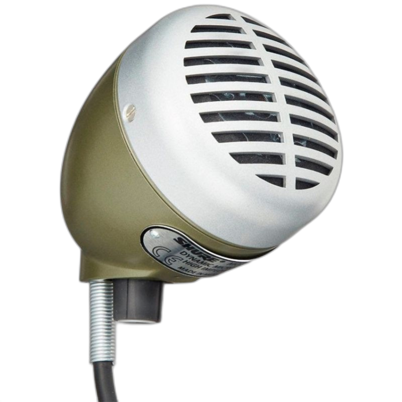 Shure 520DX Micrófono de armónica (Green Bullet)